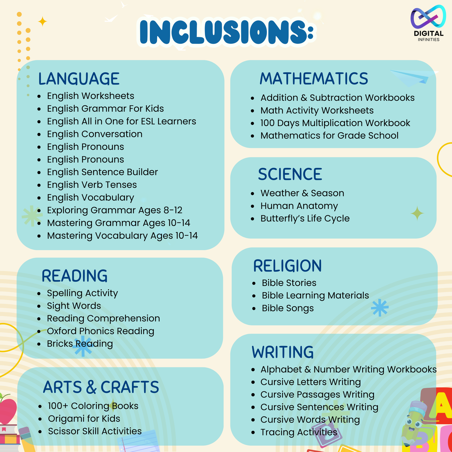 Homeschool Workbooks for Kids